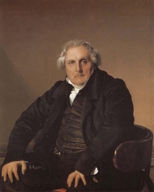 Jean-Auguste Dominique Ingres Portraiy of Biertan Norge oil painting art